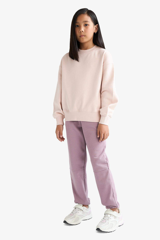 Girls Elastic Waist Jogger Sweatpants Main Image