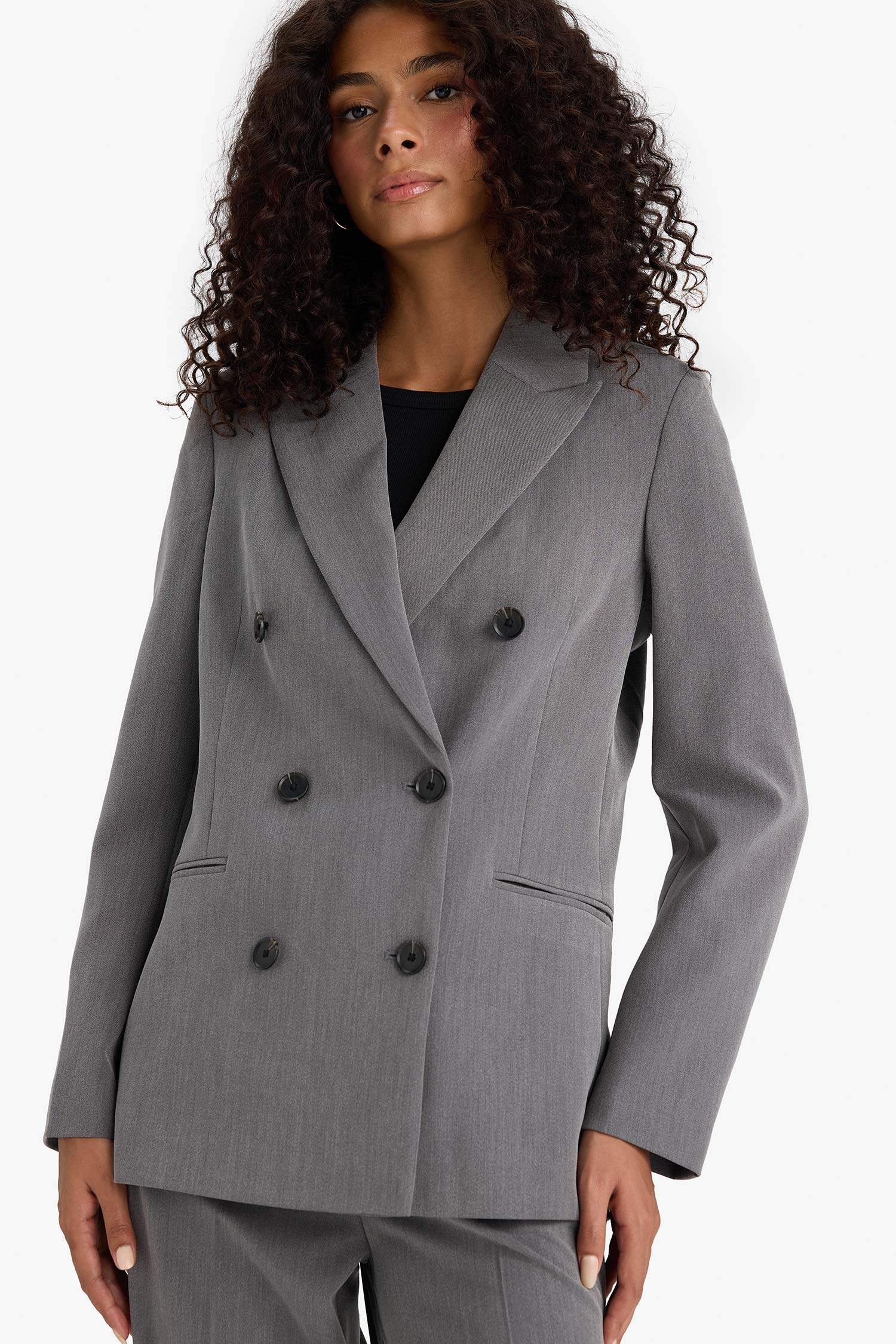 Regular Fit Jacket Collar Blazer