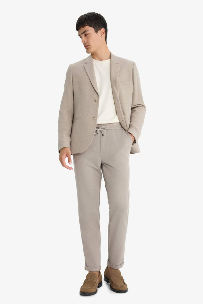 Jogger Fit Short Leg Cotton Trousers Main Image