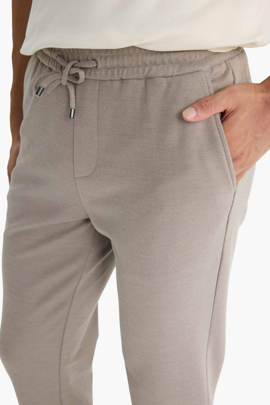 Jogger Fit Short Leg Cotton Trousers