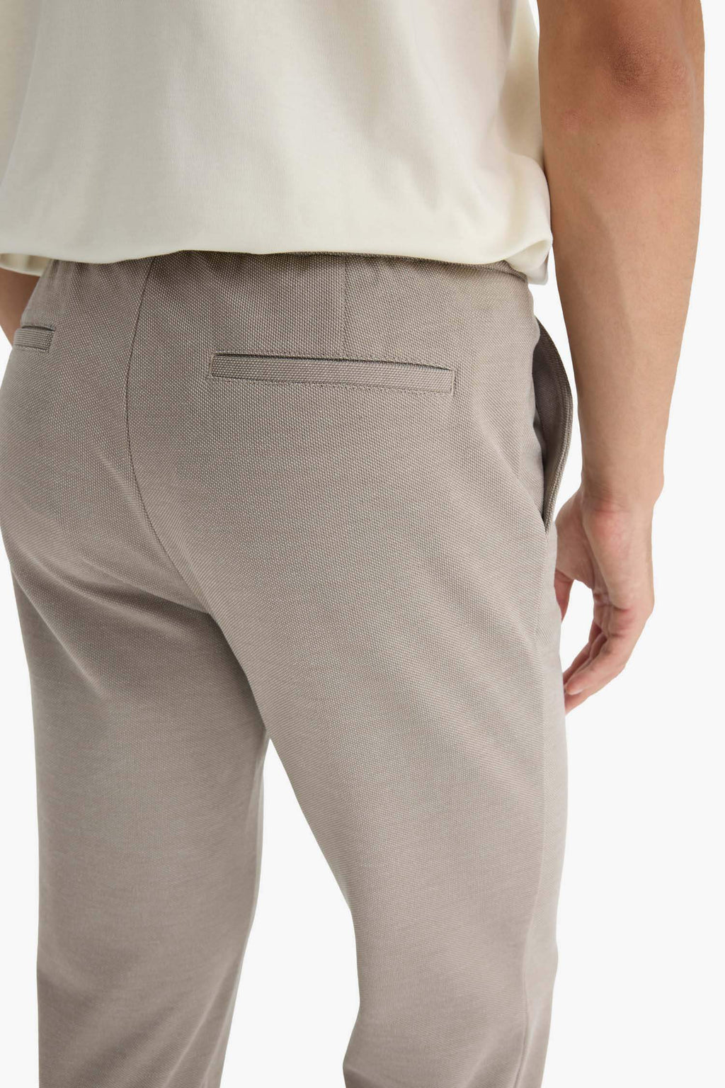 Jogger Fit Short Leg Cotton Trousers