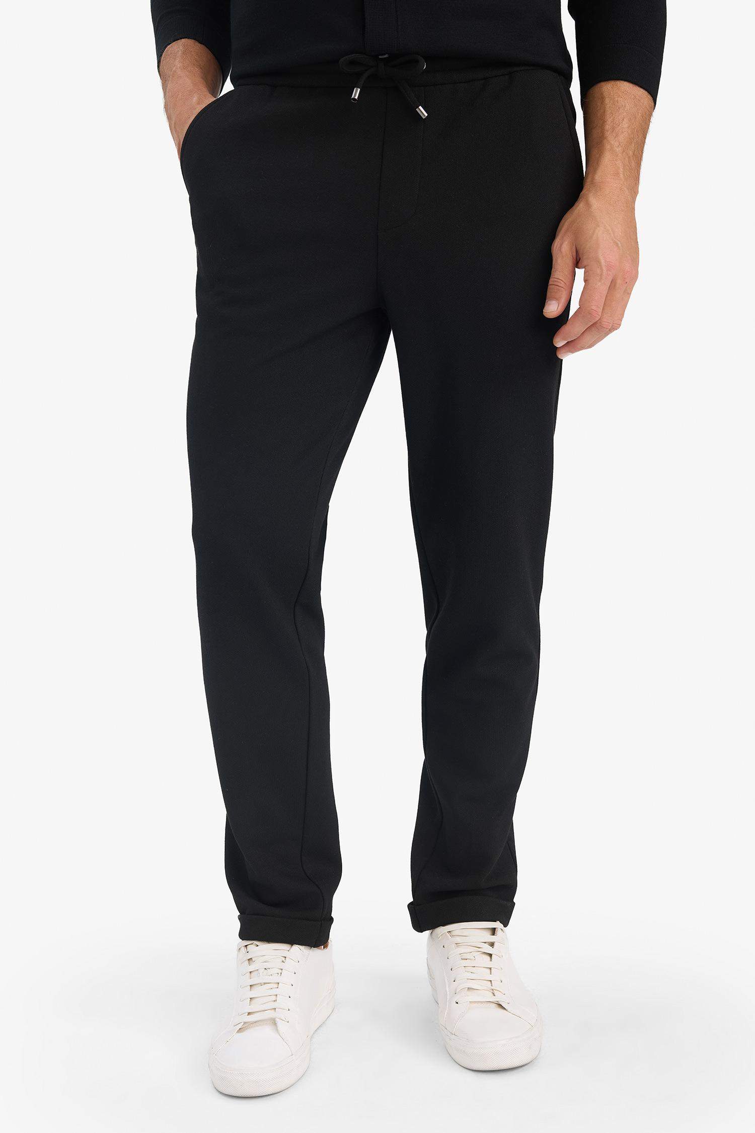 Jogger Fit Short Leg Cotton Trousers