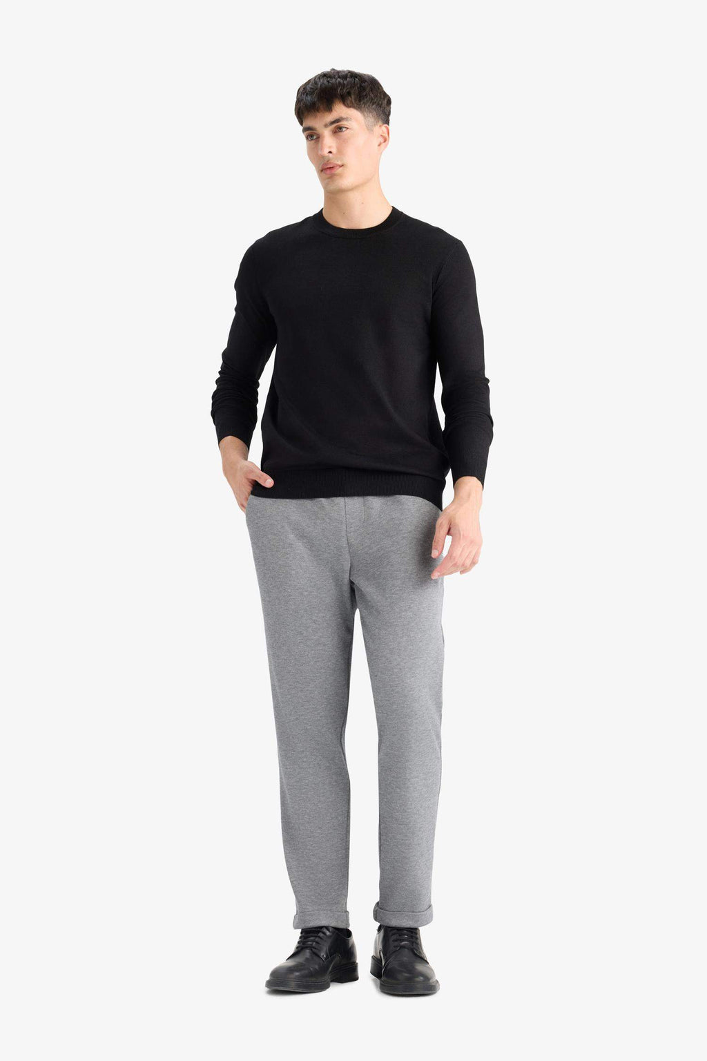 Jogger Fit Short Leg Cotton Trousers