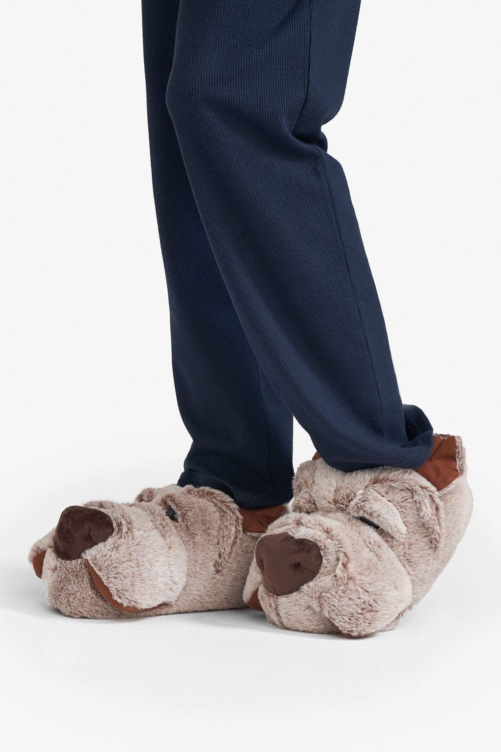 Boy Dog Themed Flat Slippers