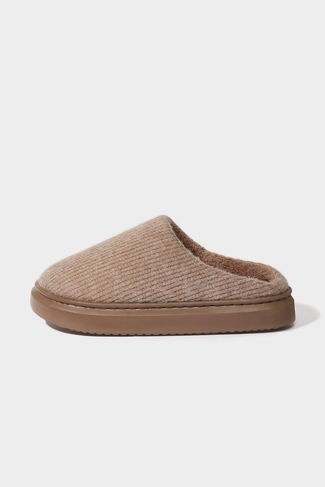 Man Flat Sole Home Slippers Main Image