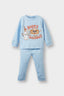Baby Boy Pajama Set Printed Long Sleeve Top and Long Bottom