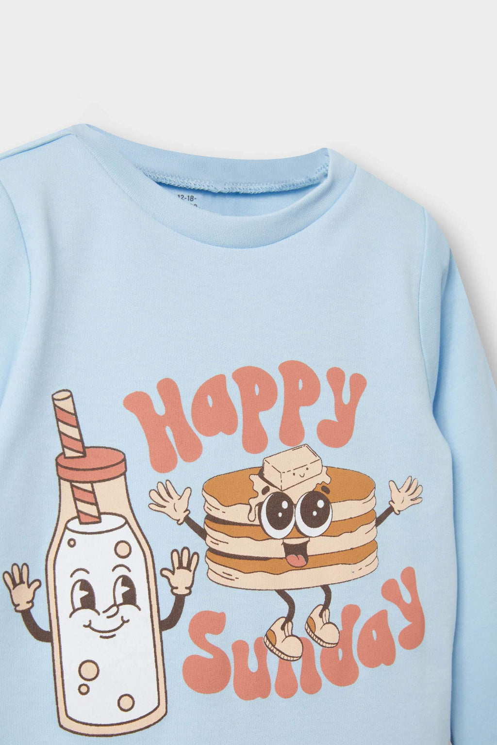 Baby Boy Pajama Set Printed Long Sleeve Top and Long Bottom