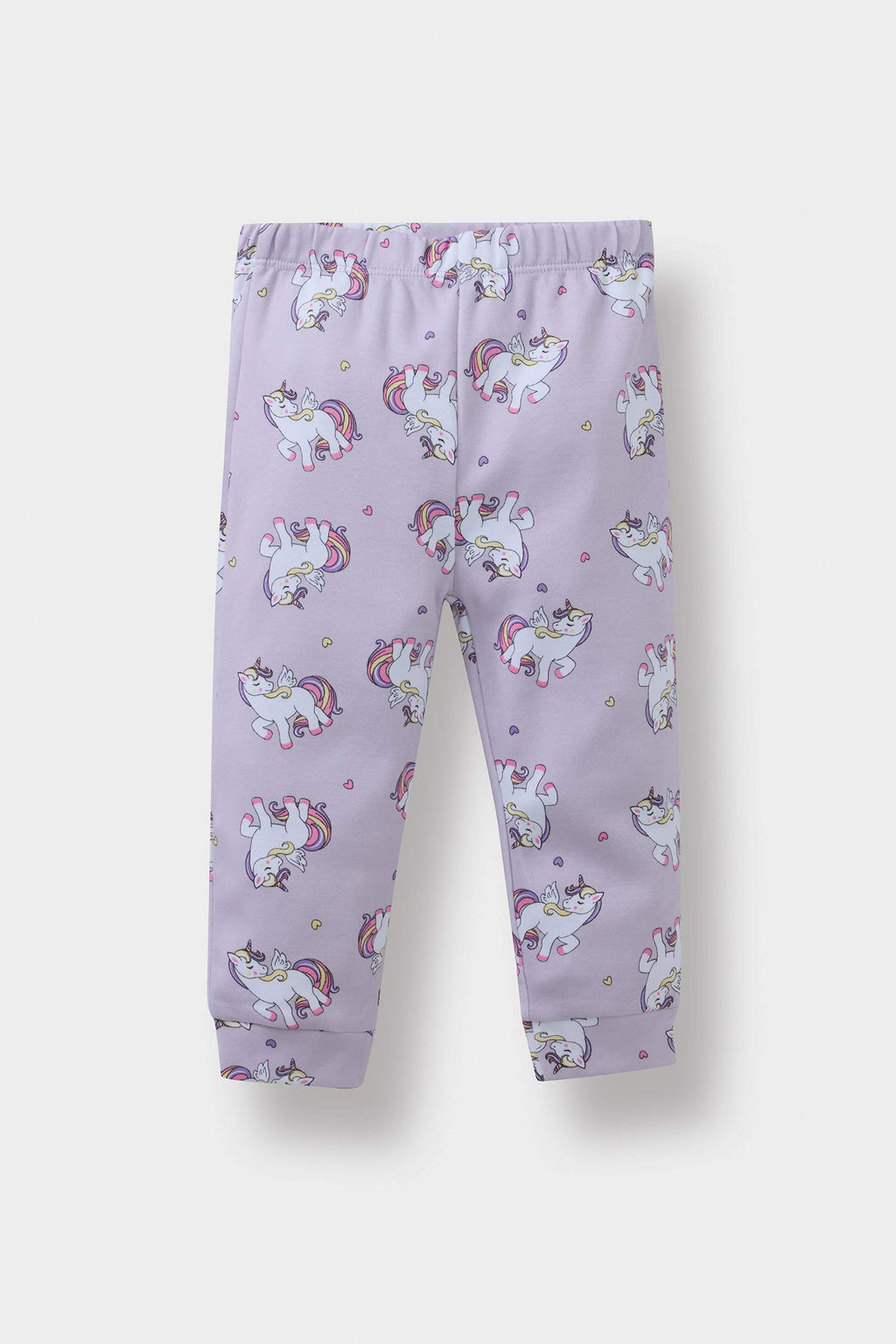 Baby Girl Pajama Set Unicorn Printed Long Sleeve Top and Long Bottoms