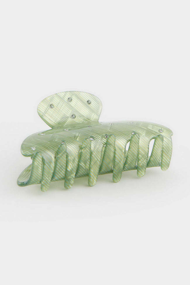 Women Green Latch Buckle Main Image