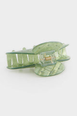 Women Green Latch Buckle