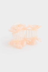 Women Powder Flower Latch Buckle