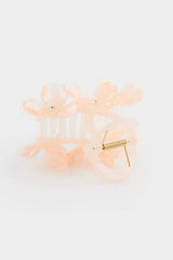 Women Powder Flower Latch Buckle
