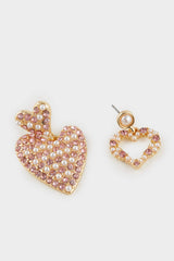 Women 2-Piece Pink Earrings