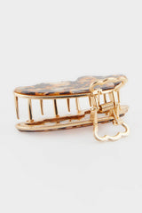 women Leopard Butterfly Motif Latch Buckle