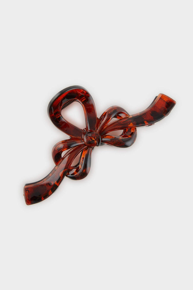 Women's Ribbon Motif Latch Buckle Hover Image