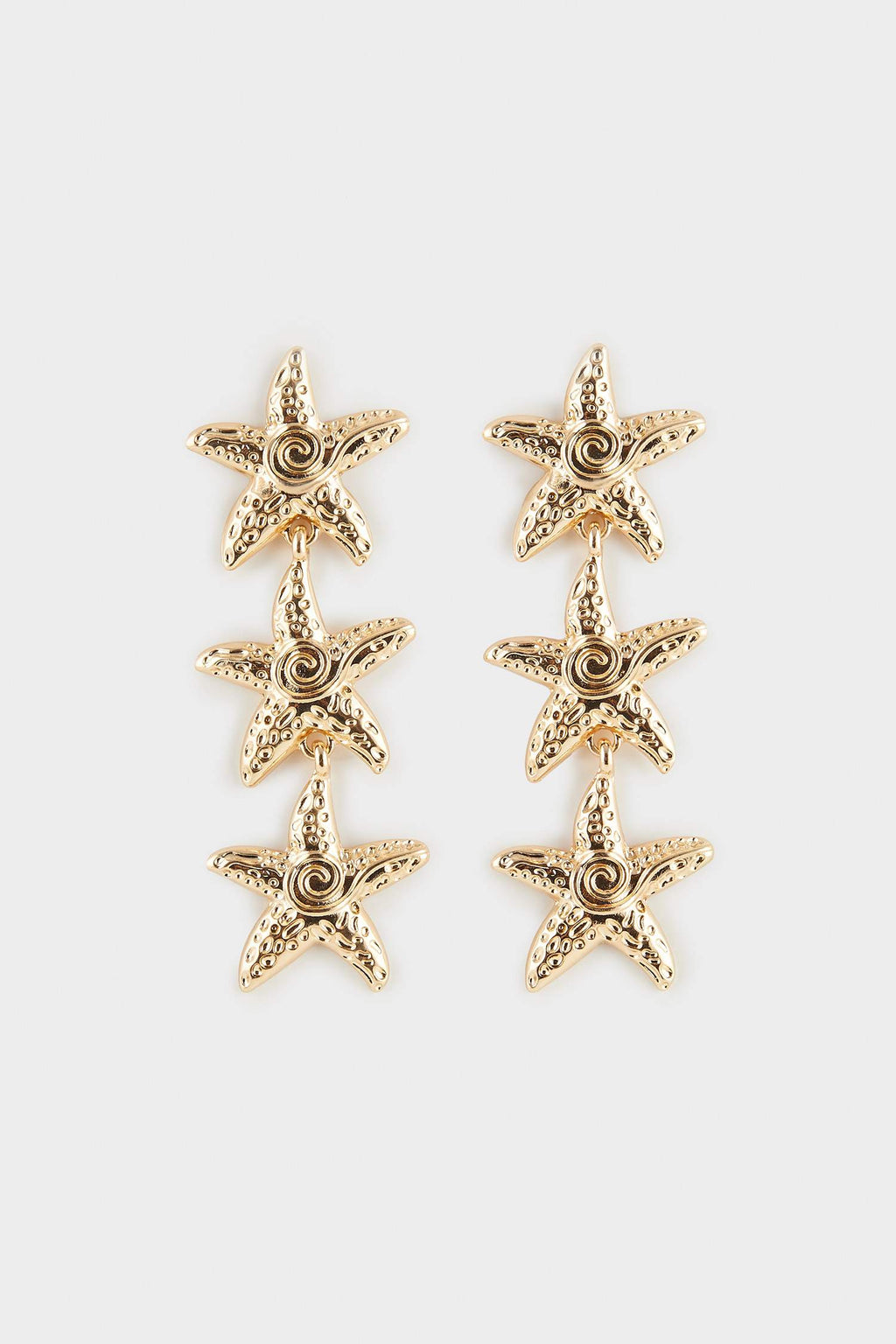 Women Star Gold Earrings