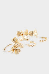 Women 2-Pack Gold Earrings
