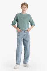 Boys Crew Neck Knitwear Sweater