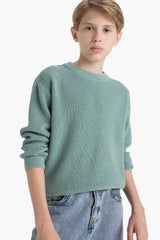 Boys Crew Neck Knitwear Sweater