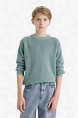 Boys Crew Neck Knitwear Sweater