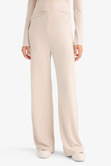 Wide Leg Sweatpants with Elastic Waistband