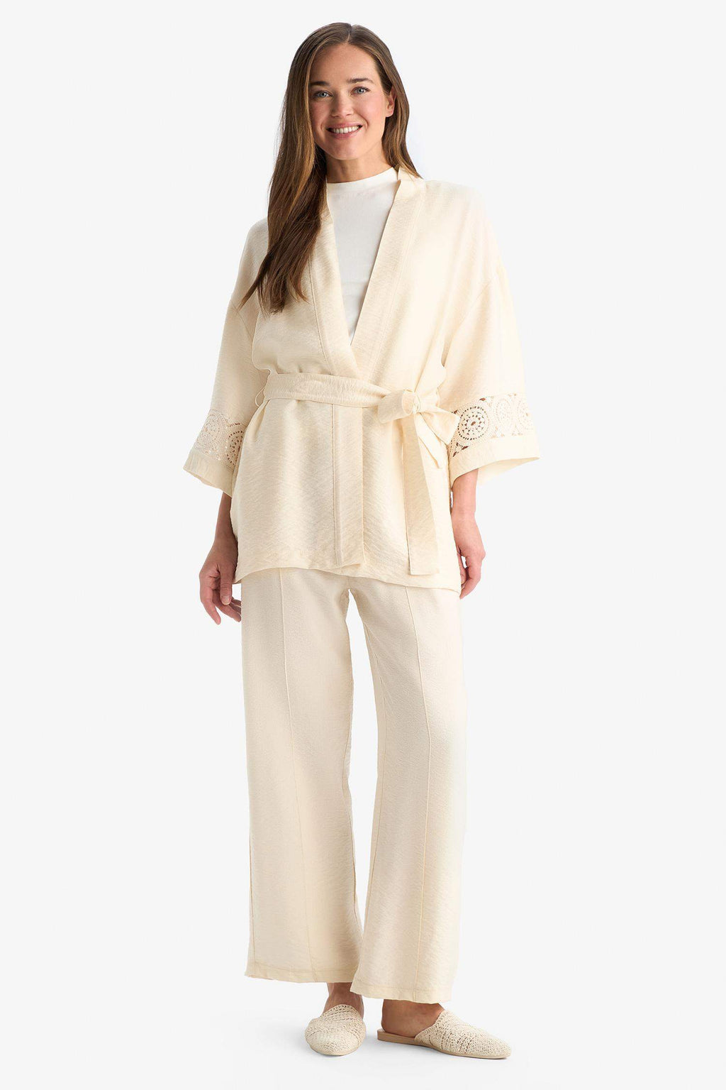 Regular Fit Regular Hem Trousers