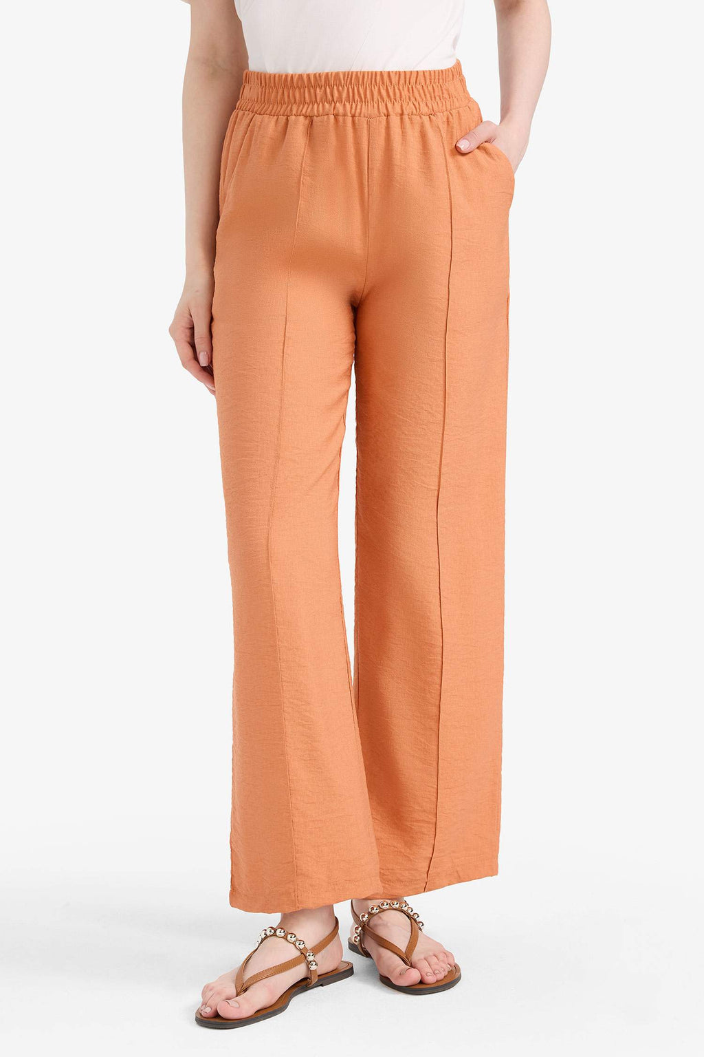 Regular Fit Regular Hem Trousers