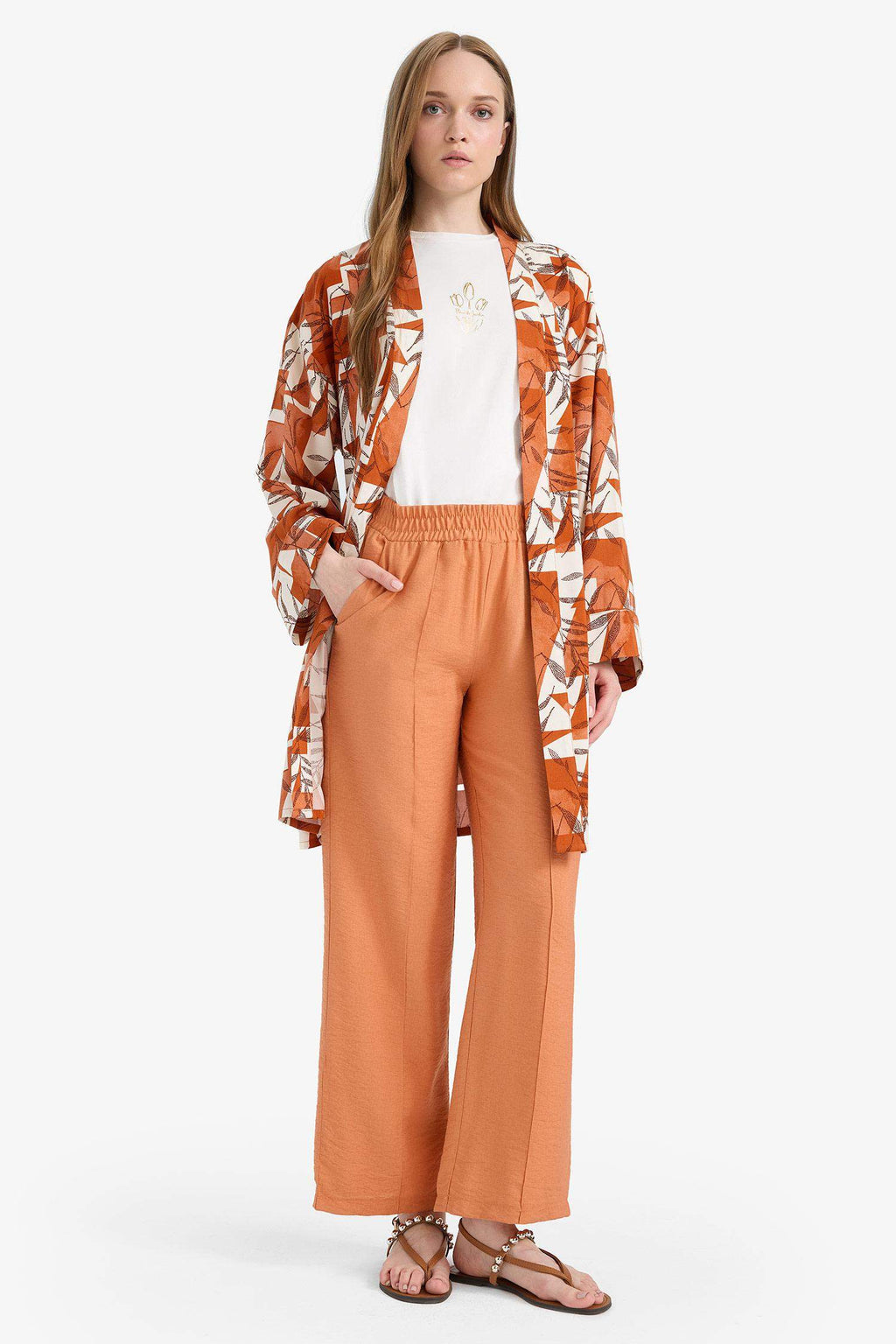 Regular Fit Regular Hem Trousers