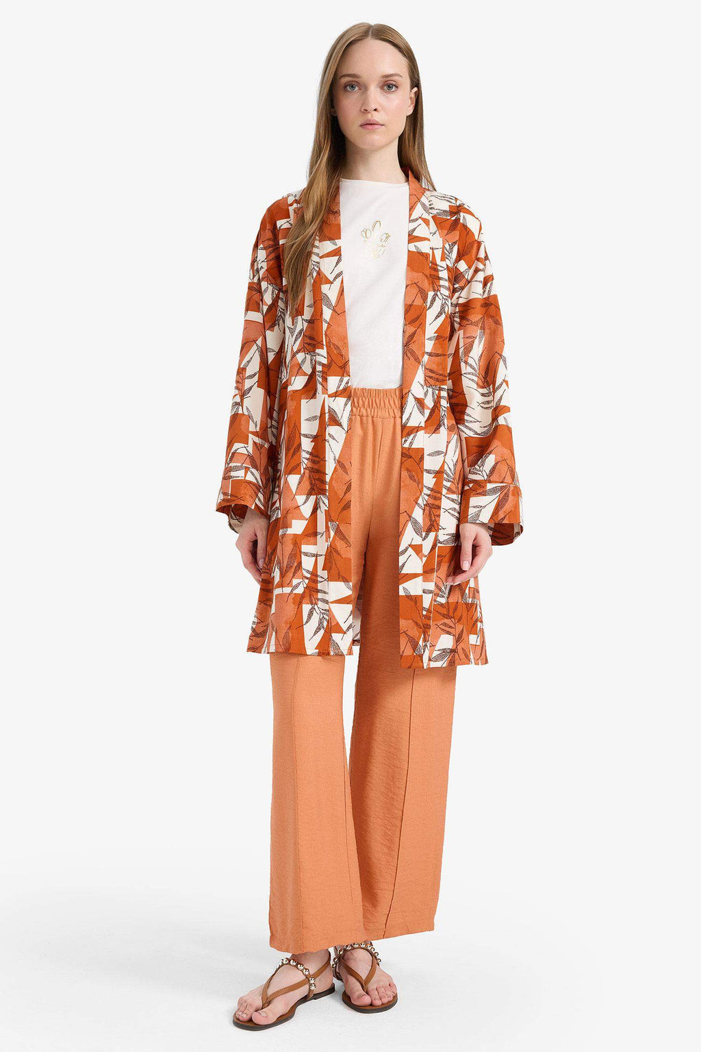 Regular Fit Regular Hem Trousers