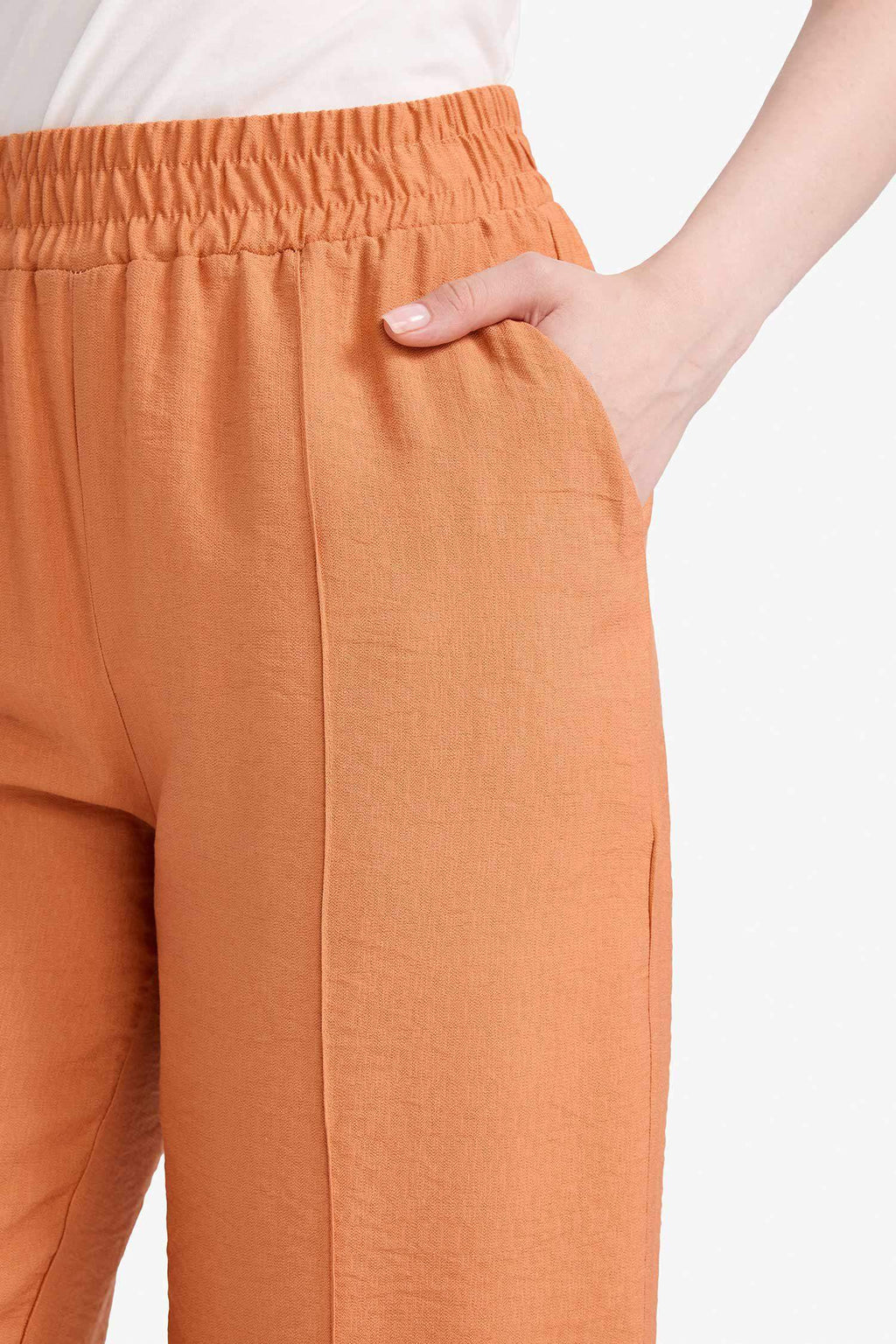Regular Fit Regular Hem Trousers