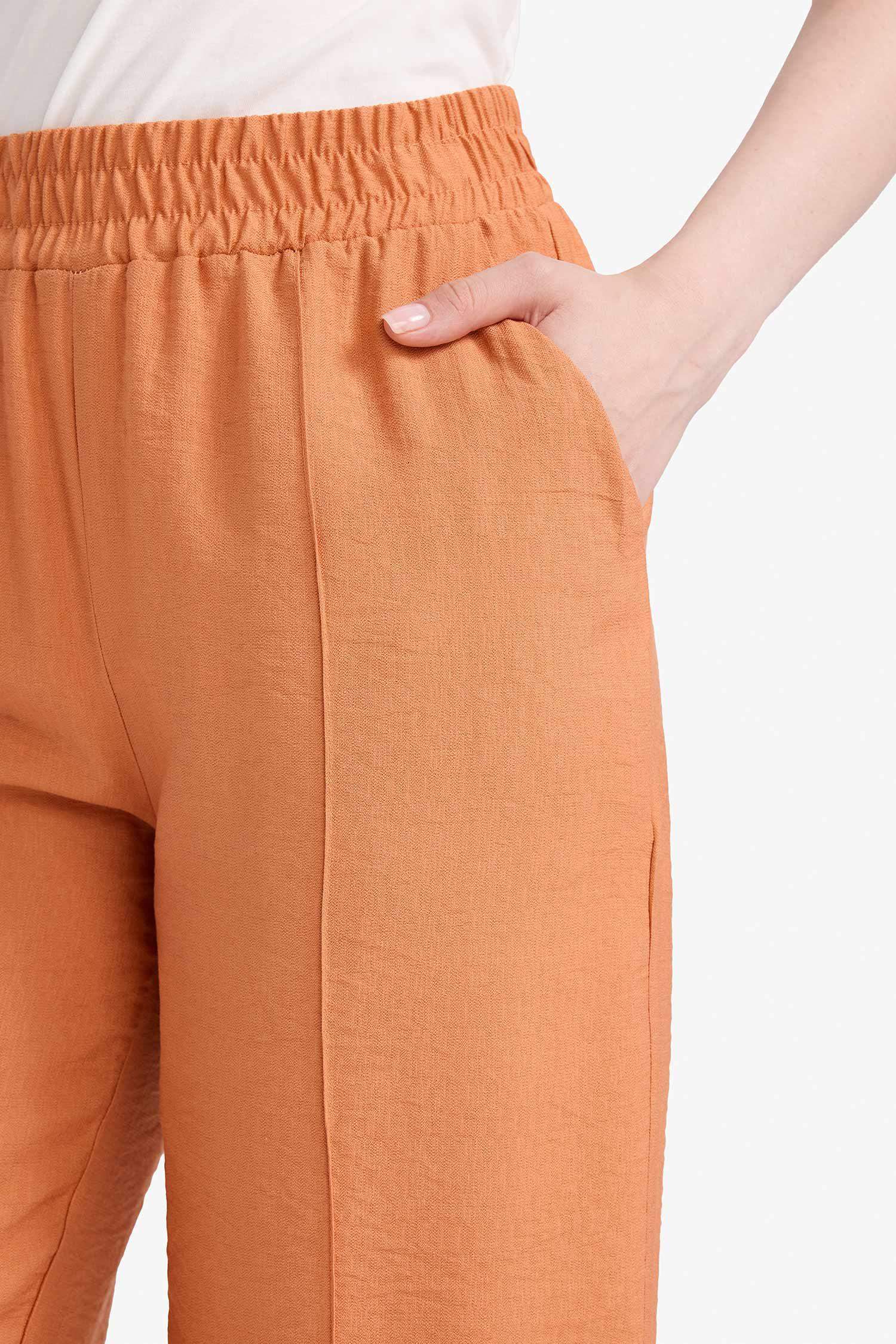 Regular Fit Regular Hem Trousers