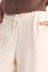 Regular Fit Wide Leg Trousers