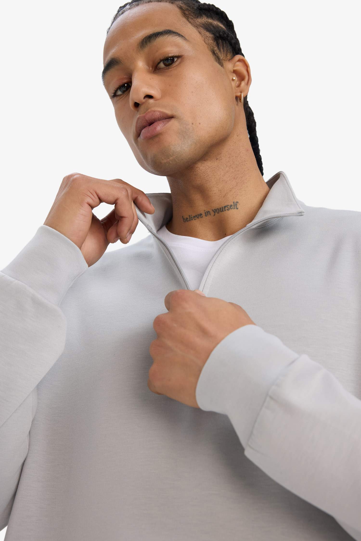 DeFactoFit Standard Fit Printed Sweatshirt