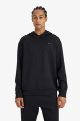 DeFactoFit Standard Fit Hooded Printed Sweatshirt