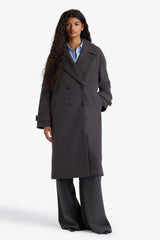 Regular Fit Buttoned Long Cashmere Coat