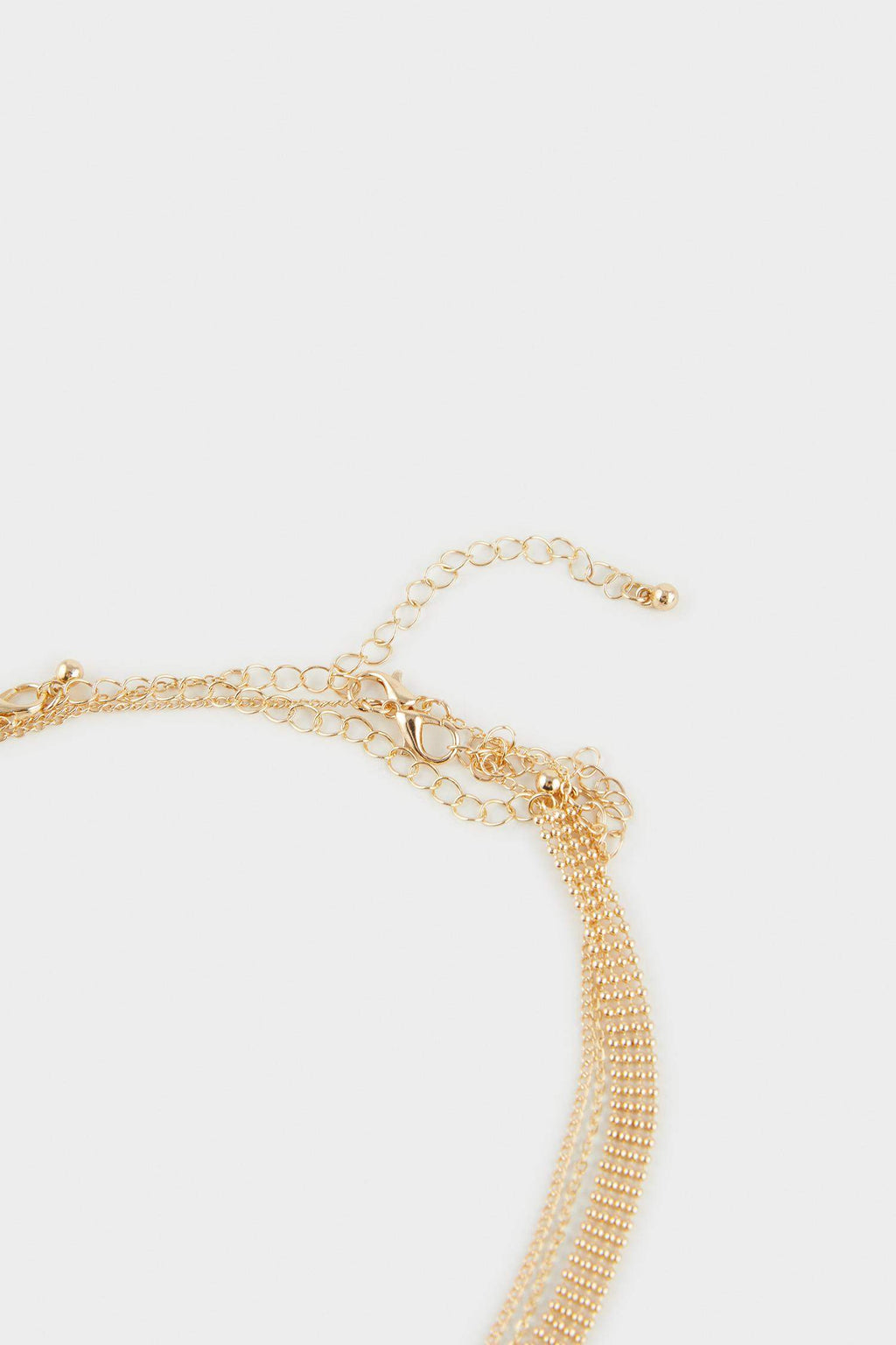 Women's 3-Piece Heart Gold Necklace