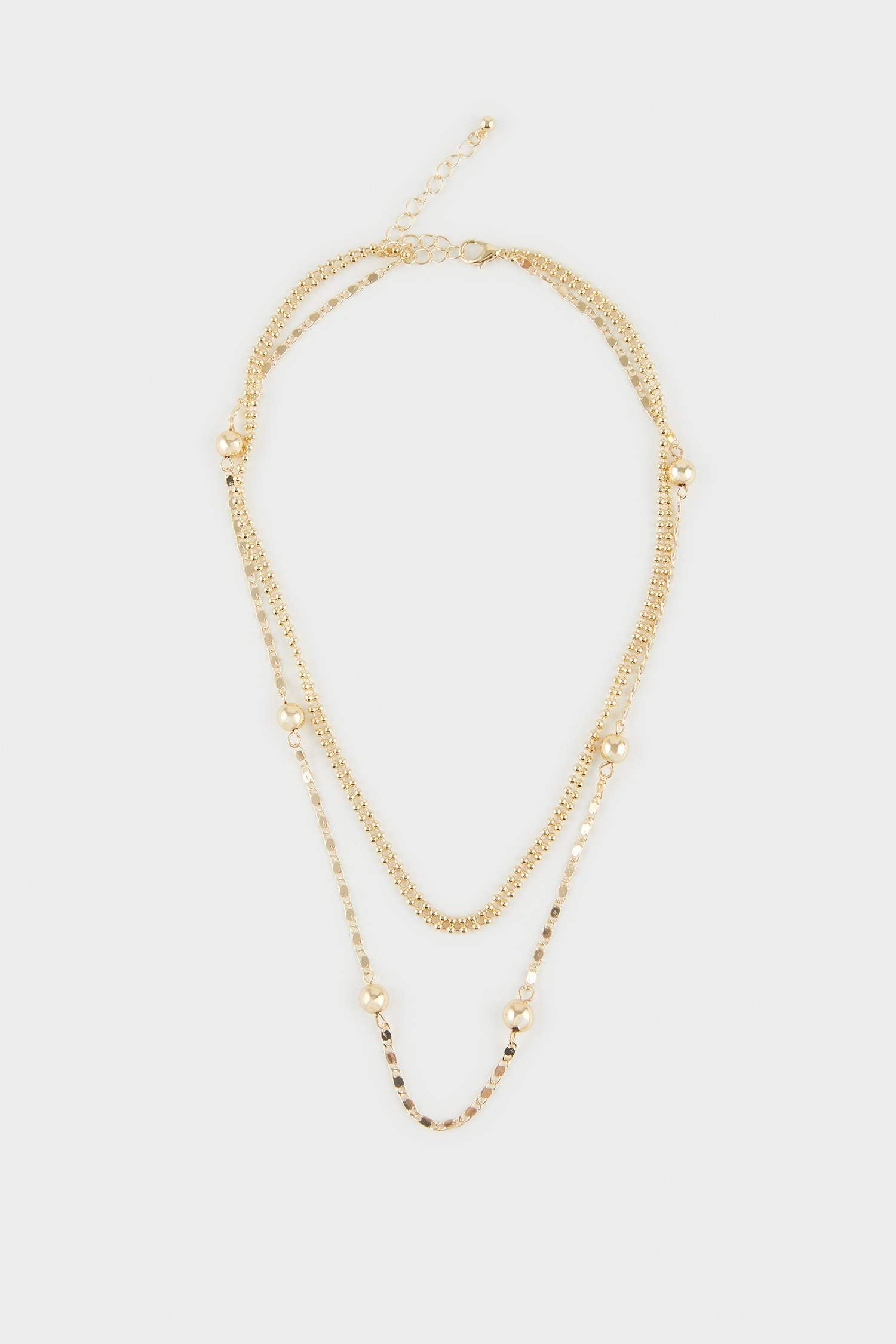 Women's 2-Piece Gold Necklace