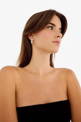 Women's 3-Piece Silver Earrings