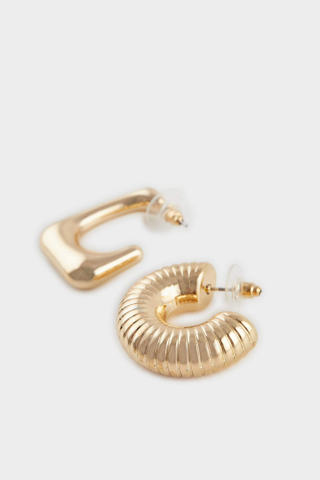 Women 2-Pack Gold Earrings