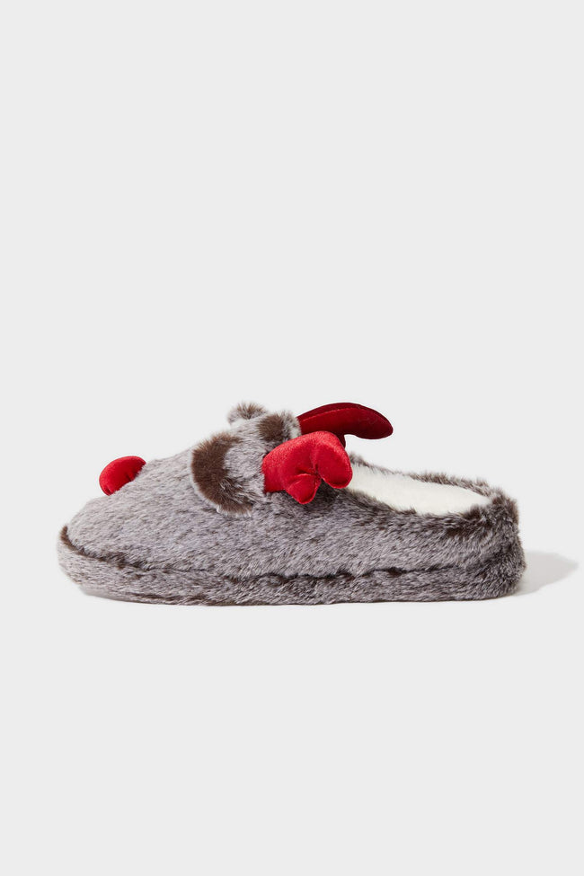 Women's Christmas-themed Flat Slippers Main Image