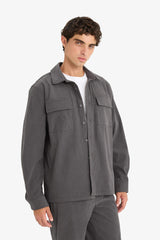 Regular Fit Corduroy Long-Sleeve Shirt