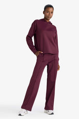 Standard Fit Hooded Printed Athletic Sweatshirt