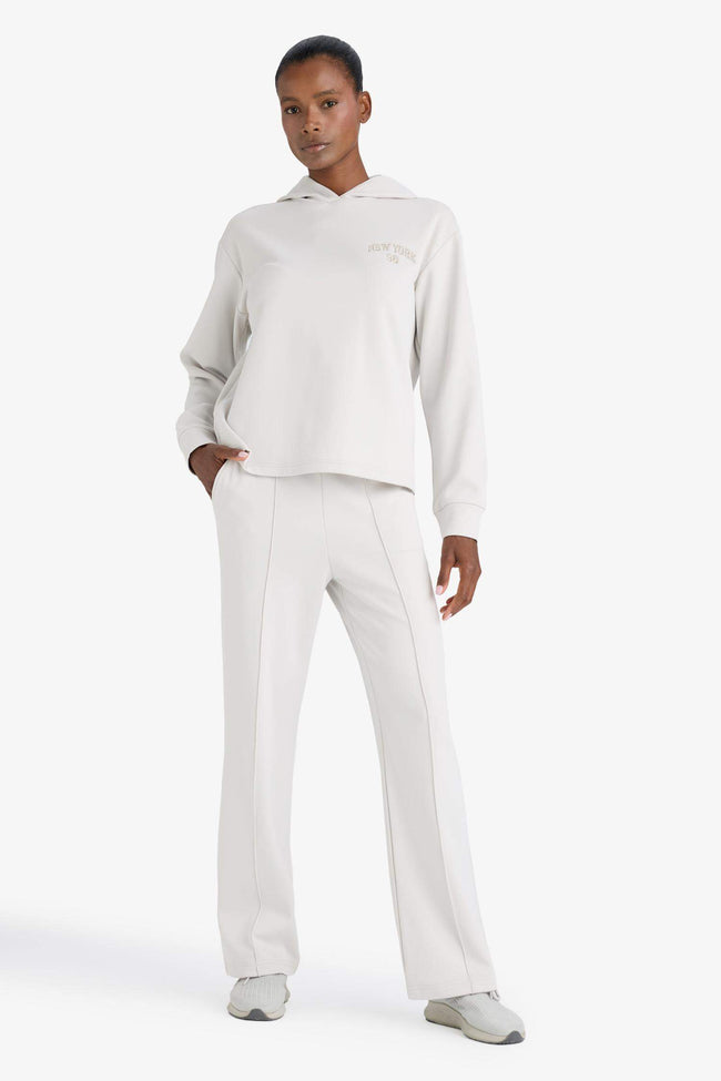 Straight Fit, Standard Length, Pocketed, Soft Fleece Lined Athletic Pants Main Image