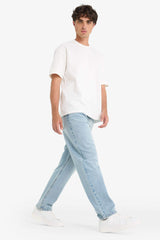 Baggy Fit Straight Leg Jeans