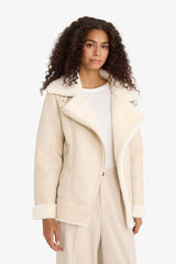 Waterproof Oversize Loose Fit Faux Fur Lined Zip-Up Jacket