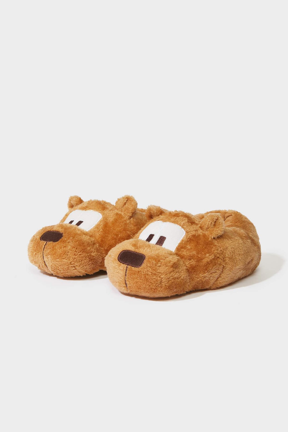 Boys Dog Themed Flat Sole Slippers