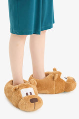 Boys Dog Themed Flat Sole Slippers