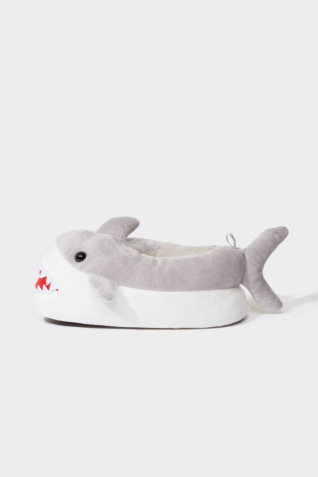 Boys Shark Themed Flat Sole Slippers