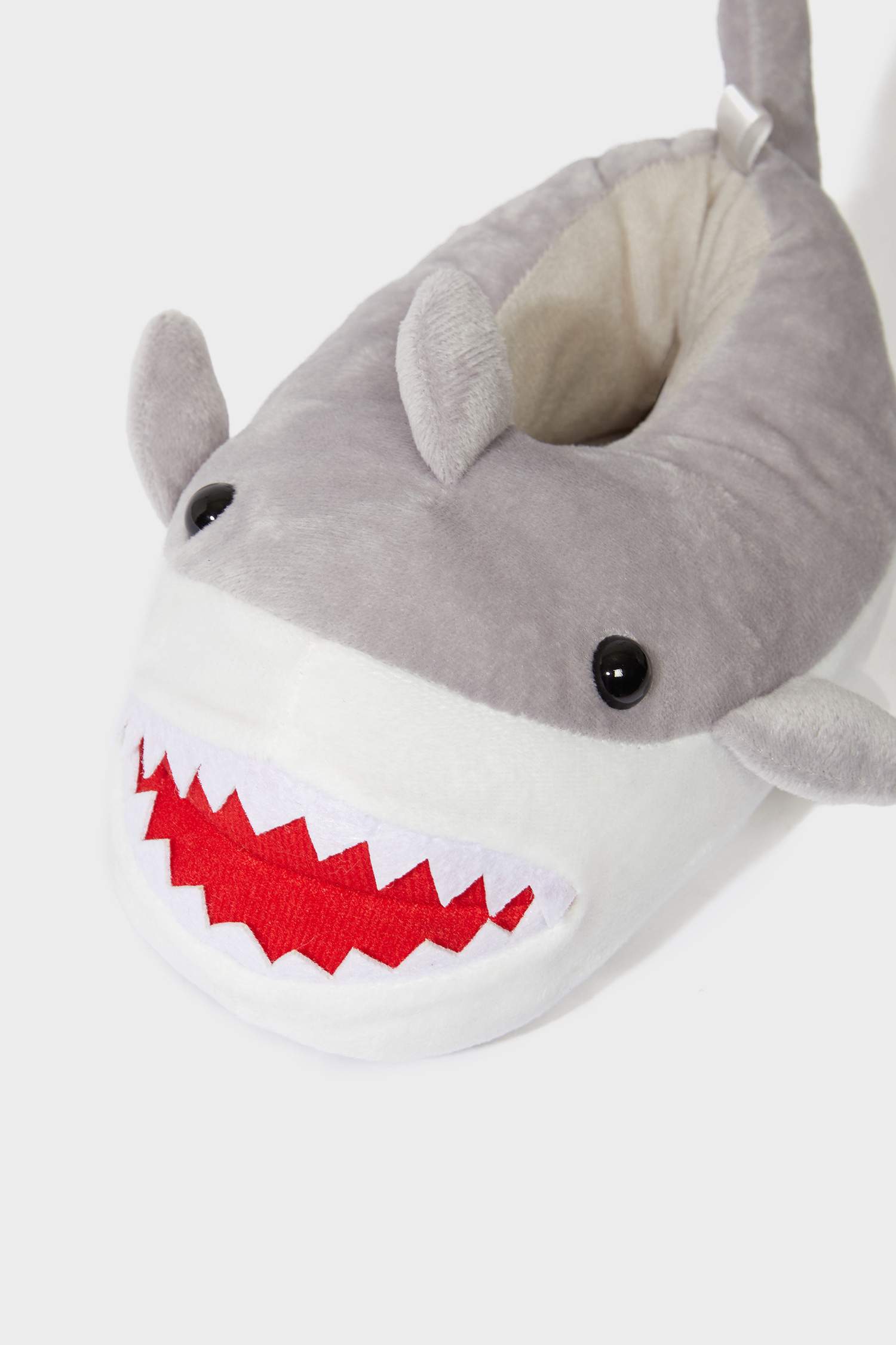 Boys Shark Themed Flat Sole Slippers