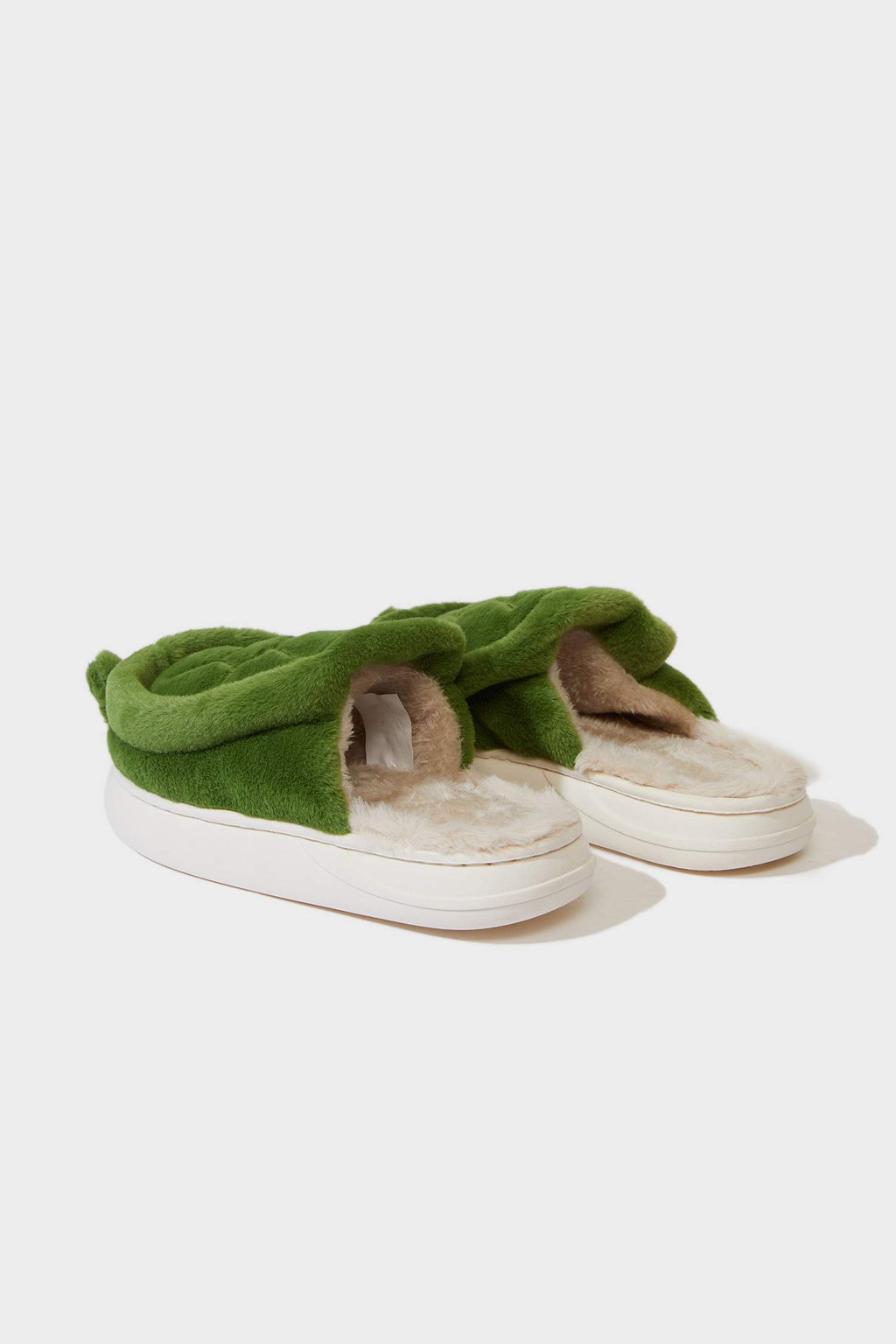 Boys Flat-Soled Plush Home Slippers